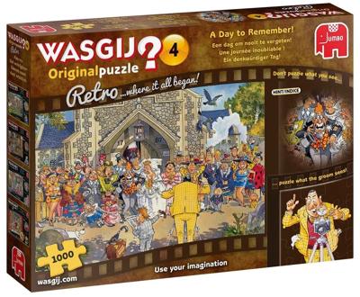 Wasgij 4 Retro Een dag om nooit te vergeten Puzzel 1000 stukjes Wasgij 4 Retro Een dag om nooit te vergeten Puzzel 1000 stukjes