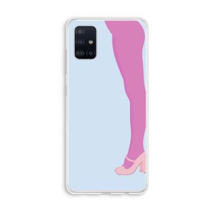 Pink panty: Galaxy A51 4G Transparant Hoesje