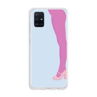 Pink panty: Galaxy A51 4G Transparant Hoesje