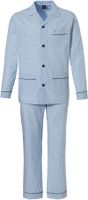 Robson Doorknoop heren pyjama blauw