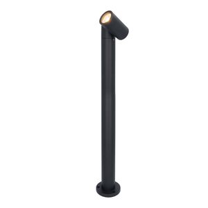 Amy LED sokkellamp - 2700K warm wit - GU10 - 60 cm - Padverlichting - Tuinspot - Voor buiten - Zwart