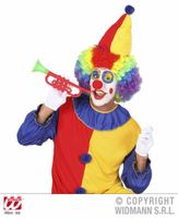 Trompet clown met geluid plastic