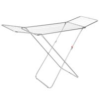 HI Wasrek/droogrek - zilver - metaal - 171 x 54 x 89 cm - max 15 kg - ophangen