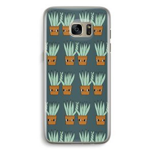 Sansevieria: Samsung Galaxy S7 Edge Transparant Hoesje