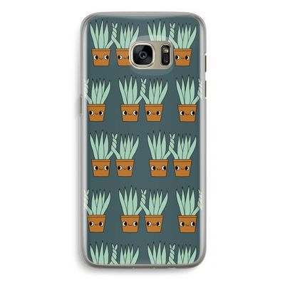 Sansevieria: Samsung Galaxy S7 Edge Transparant Hoesje
