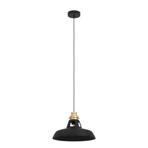 EGLO Espinardo hangende plafondverlichting Flexibele montage E27 40 W Zwart, Goud