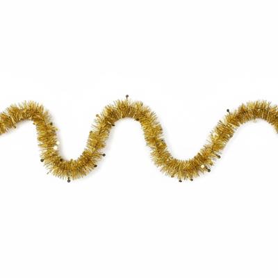 Folieslinger - goud - folie - 8 cm x 2 m - kerstboom decoratie/kerstslinger Folieslinger - goud - folie - 8 cm x 2 m - kerstboom decoratie/kerstslinger