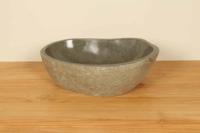 Wasbak riviersteen RM030370, 46x31x15 cm