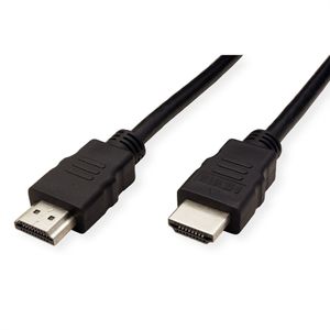 ROLINE GREEN HDMI High Speed kabel met Ethernet M-M, TPE, zwart, 3 m