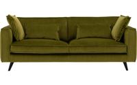 Goossens Bank Suite groen, stof, 4-zits, elegant chic Goossens Bank Suite groen, stof, 4-zits, elegant chic