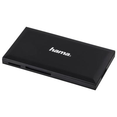 Hama USB-3.0-multi-kaartlezer, SD/microSD/CF/MS Desktop accessoire Zwart