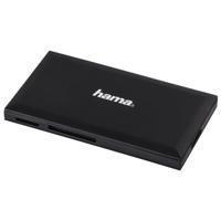 Hama USB-3.0-multi-kaartlezer, SD/microSD/CF/MS Desktop accessoire Zwart