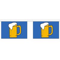 Polyester vlaggenlijn met bier   -