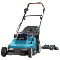 Makita DLM432PT2 accu grasmaaier 43cm - 2x18V 2x5.0 Ah accu en duo snellader - thumbnail