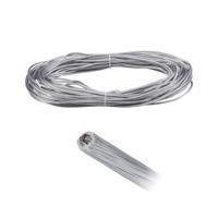 Paulmann Wire Corduo Spannseil 20m Transp 2,5qmm 94589 12V-kabelsysteemcomponenten Transparant