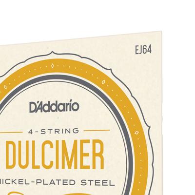 D'Addario EJ64 snaar voor muziekinstrumenten 4 stuk(s) Staal Dulcimer