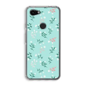Small white flowers: Google Pixel 3a Transparant Hoesje