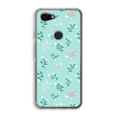 Small white flowers: Google Pixel 3a Transparant Hoesje