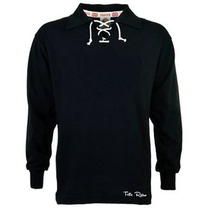 TOFFS - Klassiek Retro Shirt - Zwart (Lange Mouwen)