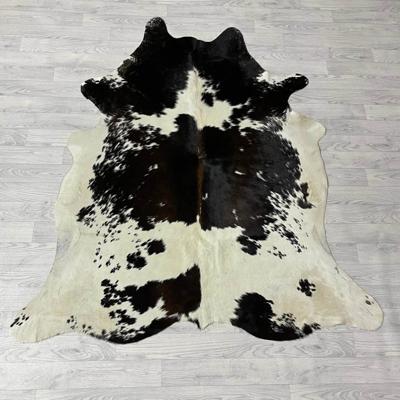 Koeienhuid bruin zwart wit 180x155cm S