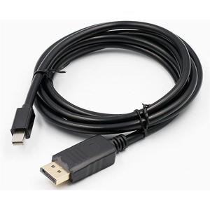 Mini DisplayPort Male to DisplayPort Male,Gilded,1.8 meters, Black