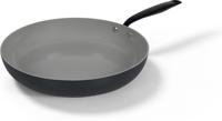 BE Living Koekenpan ø 30 cm - keramische anti-aanbaklaag - PFAS-vrij - geschikt voor alle warmtebronnen - zwart