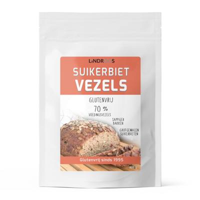 Lindroos Fibrex suikerbietenvezels glutenvrij 200 Gram Lindroos Fibrex suikerbietenvezels glutenvrij 200 Gram