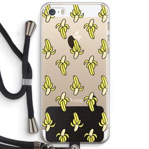 Bananas: iPhone 5 / 5S / SE Transparant Hoesje met koord