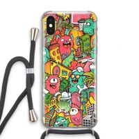 Vexx City: iPhone XS Transparant Hoesje met koord