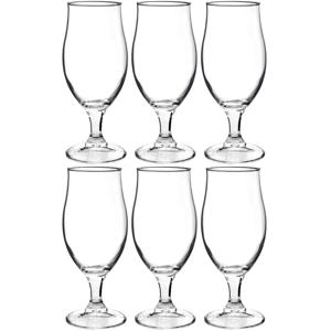 Bierglazen - 12x - 375 ml - glas - proefglaasjes - voor speciaalbier