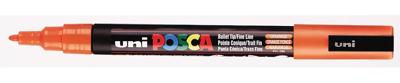 Uni POSCA paintmarker PC-3M, 1,5 mm, donkeroranje