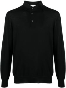 Lardini polo en maille fine - Noir