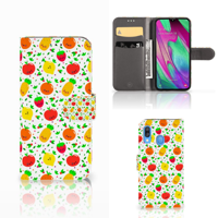 Samsung Galaxy A40 | Book Cover | Fruits