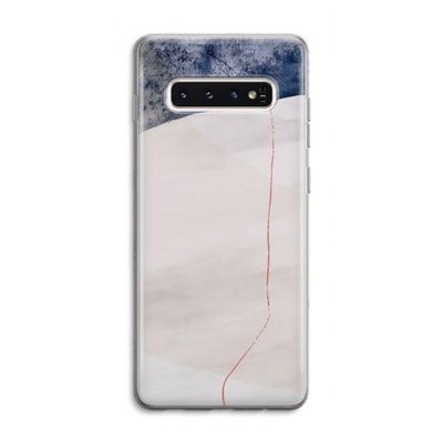 Stone White: Samsung Galaxy S10 4G Transparant Hoesje