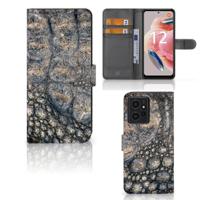 Xiaomi Redmi Note 12 4G | Telefoonhoesje | Met pasjeshouder | Krokodillenprint