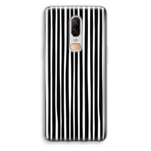 Stripes: OnePlus 6 Transparant Hoesje