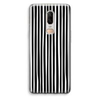 Stripes: OnePlus 6 Transparant Hoesje