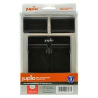 Jupio Kit met 2x Battery LP-E6 1700mAh + USB Dual Charger - thumbnail