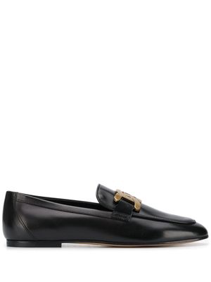 Tod's mocassins à détail métallique - Noir
