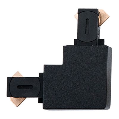 SG Zip Hoekstuk koppeling spanningsrail mat zwart 230V 3158