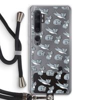 Poezen: Xiaomi Mi Note 10 Transparant Hoesje met koord