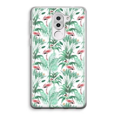 Flamingo bladeren: Honor 6X Transparant Hoesje