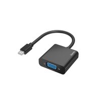 Hama 00200333 Mini-displayport / VGA Adapter [1x Britse stekker - 1x Mini-DisplayPort stekker] Zwart - thumbnail