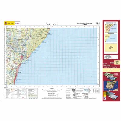 Topografische kaart 1015 MT50 Garrucha | CNIG - Instituto Geográfico Nacional1
