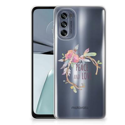 Motorola Moto G62 5G Telefoonhoesje met Naam Boho Text Motorola Moto G62 5G Telefoonhoesje met Naam Boho Text