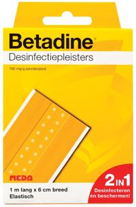 Betadine Desinfectiepleistersstrip 1m x 6cm