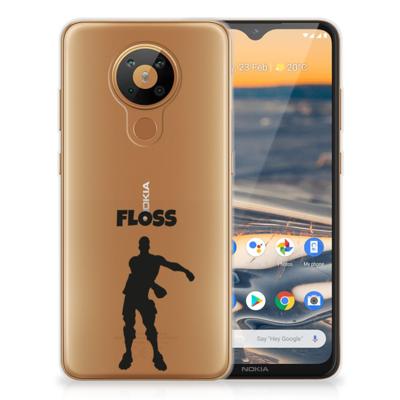 Nokia 5.3 Telefoonhoesje met Naam Floss Nokia 5.3 Telefoonhoesje met Naam Floss