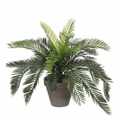 Mica Decorations Kunstplant Cycaspalm - groen - H37 cm - in pot - kamerplant