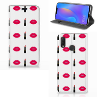 Huawei P Smart Plus Hoesje met Magneet Lipstick Kiss