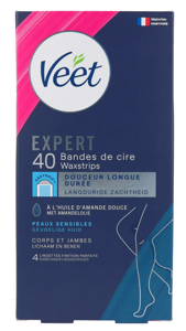 Veet Expert Koude Waxstrips Benen & Lichaam Gevoelige Huid